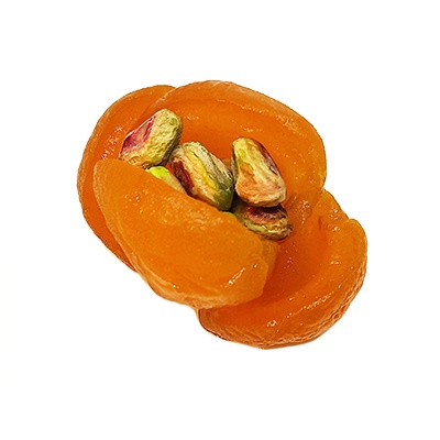 Candied Dried Apricots with Pistachios, Nkou3
