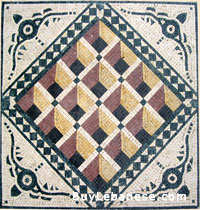 Marble Mosaic Geometric Design (MG 012)