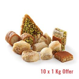 Baklawa Mixed (a 10 Kgs Special Offer)