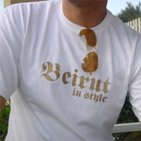 T-Shirt (Beirut in Style) SLIM FIT size L