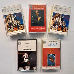 Cassettes Fairuz, Sabah, Wadi Al Safi, Nasri Chamseddine
