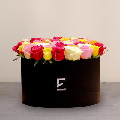 Flowers:    Joyful Box (Mixed Roses)