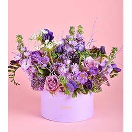  Arrangement of Flowers:   Purple Radiance