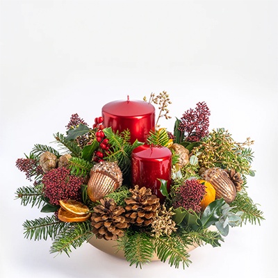    Christmas Arrangement: Centerpiece Magic