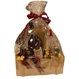  Goody Pack: Christmas Marrons Glaces and Armagnac Bottle